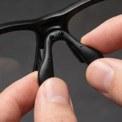Miniatura 7 de Beavorty 3 unids almohadillas de gafas de silicona marco puente pad soporta reemplazo anti-caída gafas herramienta de fijación para ciclismo