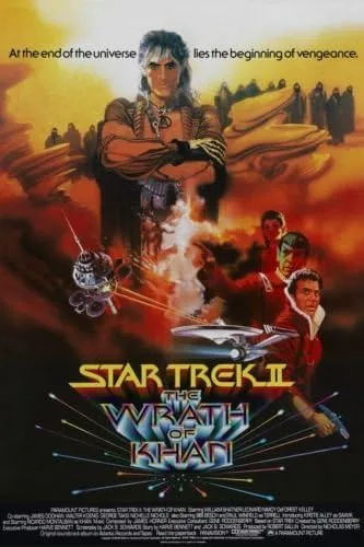 Star Trek II: The Wrath of Khan (1982) Póster de película de 24 x 36 pulgadas, impresión certificada con numeración secuencial holográfica para