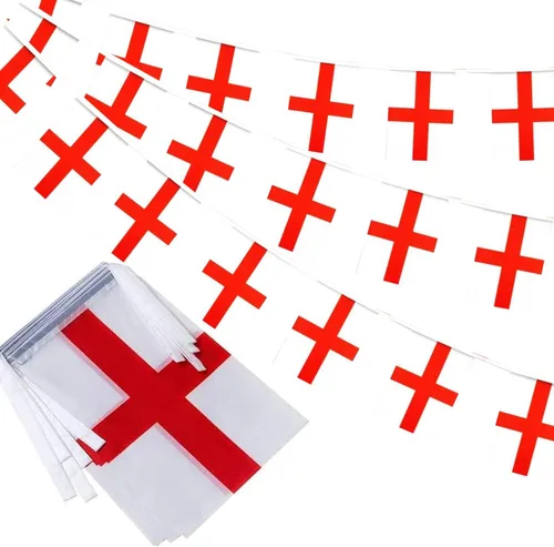 Miniatura 10 de Banderas de cuerda de 100 países, banderines internacionales, banderas del mundo para bares olímpicos, clubes deportivos, decoraciones escolares