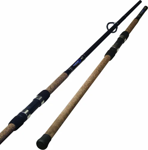 Okuma Longitude Surf - Cañas de grafito (grande, negro/azul/plateado)