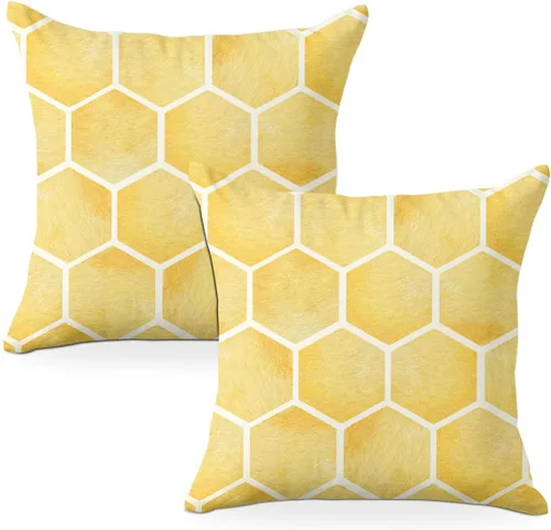 Miniatura 15 de 2 piezas de fundas de almohada de 18 x 18 pulgadas, fundas de almohada de estilo coqueto, fundas de almohada decorativas con arco rosa, fundas