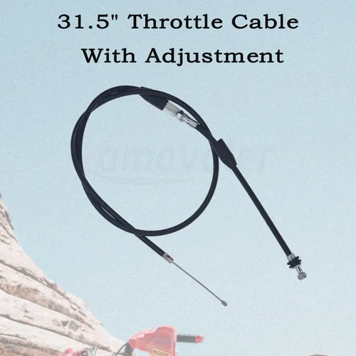 Miniatura 3 de Cable del acelerador de 31.5 pulgadas con ajuste, accesorio de repuesto perfecto para Taotao SunL Coolster 50cc 70cc 90cc 110cc 125cc Chinese Kids