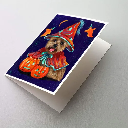 Miniatura 103 de Caroline's Treasures PPP3013GCA7P - Tarjetas de felicitación y sobres para mascotas de Basset Hound Teacher, paquete de 8 tarjetas en blanco