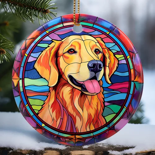 Miniatura 10 de Touber Adorno Navideño, Adorno de Navidad, Idea de Regalo de Vacaciones, Recuerdo Familiar, Cerámica Redonda, Intercambio de Regalos, Idea de Abeja