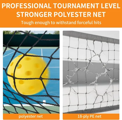 Miniatura 3 de Red de pickleball pequeña de 6 pies para exteriores, red de práctica para interiores y exteriores, equipo de ayuda para entrenamiento