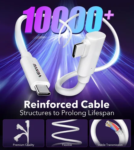 Miniatura 4 de YRXVW Cable de enlace de 10 pies compatible con Meta/Oculus Quest 3S, Quest 3, Quest 2/Pro, PICO 4 accesorios VR, cable de carga y cable de datos
