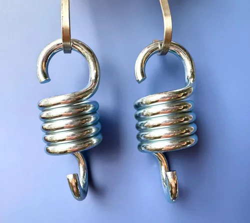 Miniatura 2 de Muelle de alta resistencia de 1100 libras 4 pulgadas para silla de hamaca – Gancho de resorte oscilante para patio columpio al aire libre