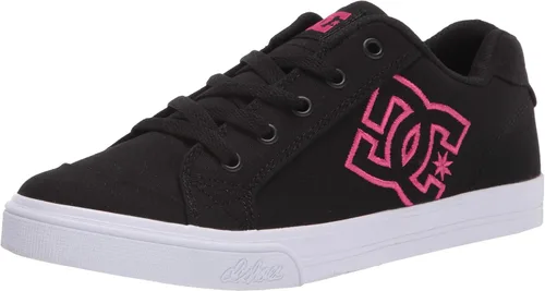 DC Chelsea - Tenis de skate para niños (niño pequeñoniño grande), rosa gris