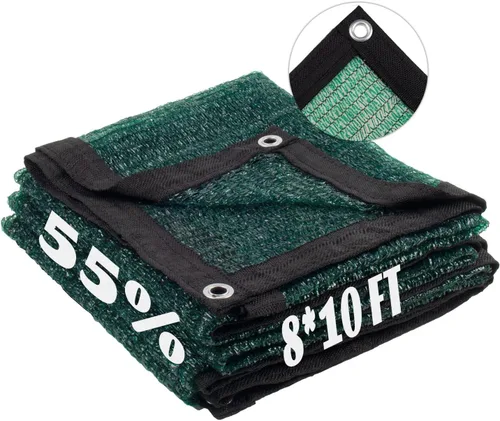 Miniatura 46 de LOVE STORY 6.5 x 6.5 pies, 40% de tela negra para sombra con ojales, malla de malla para jardín, cubierta de plantas, invernadero y patio
