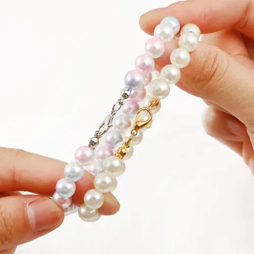 Miniatura 3 de 500 piezas de extremos de calotte plateados cubiertas de nudos para hacer pulseras DIY de joyería, puntas de cuentas abiertas con placa metálica