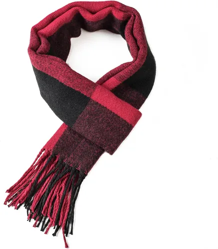 Miniatura 108 de Alpine Swiss Bufanda a cuadros para hombre, ultra suave, chal de invierno, cálido, ligero, para clima frío