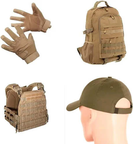 Miniatura 4 de Cinta de velcro beige de nailon de 1 pulgada de ancho, no adhesiva, 5 yardas de longitud, juego de cierres de cinta entrelazada para bolsos, ropa