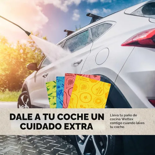 Miniatura 4 de Wettex El paquete original de 10 paños de cocina suecos para la cocina Reusable Paper Towels, Super Absorbent Sponge Cloths, Washable Dish Cloths