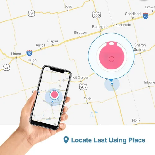 Miniatura 3 de Paquete de 4 localizadores de llaves inteligentes, dispositivo de seguimiento GPS para niños, mascotas, llavero, cartera, equipaje, etiqueta