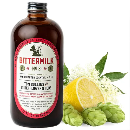 Miniatura 8 de Bittermilk Single Serve No.1 Bourbon Barrel Aged Old Fashioned Mix - Kit de moda antigua - Juego de amargos de cóctel - Mini mezcladores de cóctel