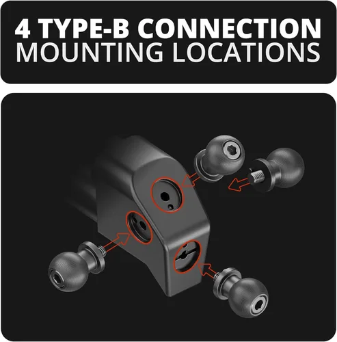 Miniatura 8 de Tackform Link - Manija de agarre/soporte de pilar A con soporte magnético para teléfono, compatible con MagSafe, Jeep Wrangler JL 2018-2023 y Jeep