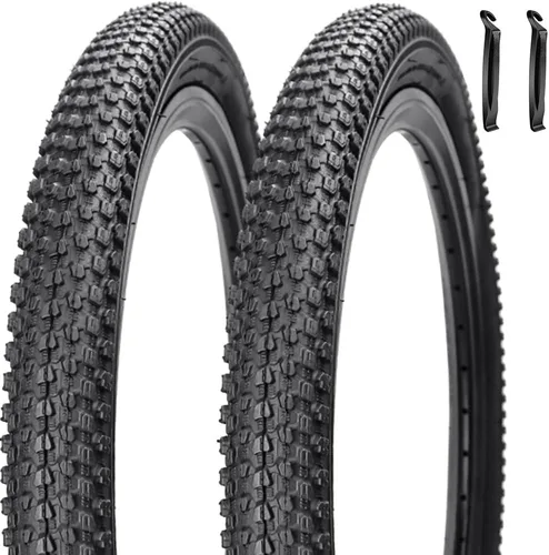 Paquete de 2 neumáticos de bicicleta de 14/16"/18"/20"/26"x2.125" con o sin tubos interiores 14/16/18/20x1.75/1.95/2.125 AV 1.260 in válvulas