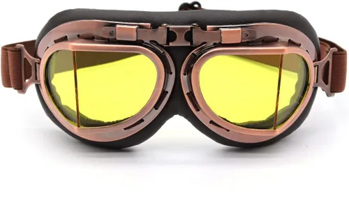 Miniatura 11 de kucehiup Gafas de aviador vintage para motocicleta