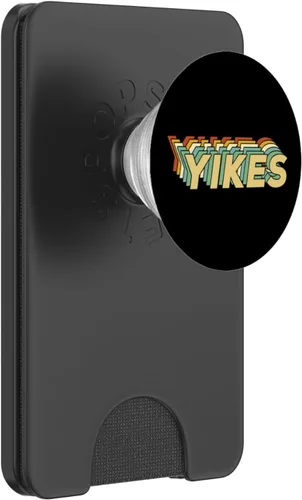 Miniatura 8 de Yikes Pop-Socket Funny Retro 70s 80s - Regalo de Navidad para cumpleaños, diseño de PopSockets