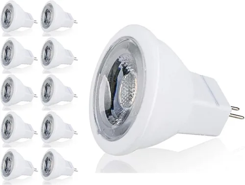 Miniatura 8 de CBConcept - Foco LED MR11 GU4.0, de 2 W, 165 lúmenes, equivalente a focos halógenos de 20 W, con un ángulo del haz de 36°, 12 V, corriente continua