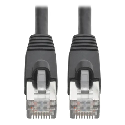 Miniatura 6 de Tripp Lite Cable Ethernet Cat6a 10G, cable de conexión de red STP moldeado sin enganches (RJ45 M/M), negro, 35 pies/34.8 ft, garantía