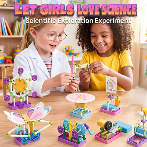 Miniatura 2 de SMILESSKIDDO Kit de ciencia para niñas de 5, 6, 7, 8, 10 años, juguetes STEM para niñas, ideas de regalo de cumpleaños para niñas, proyectos