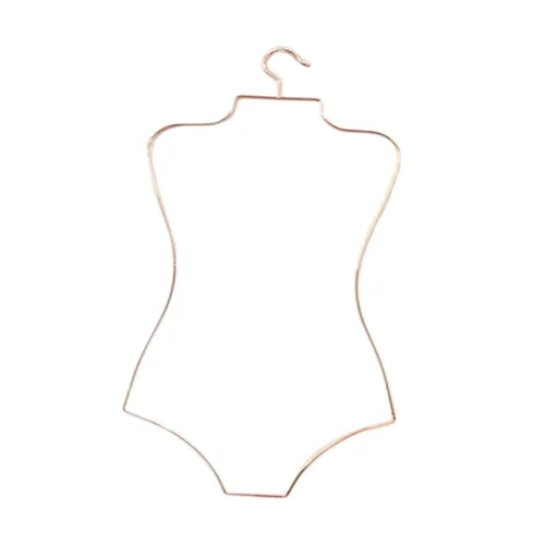 Miniatura 4 de 2 ganchos para traje de baño con forma de cuerpo, organizador de armario para niños, perchero para ropa de playa, colgador de ropa para armario