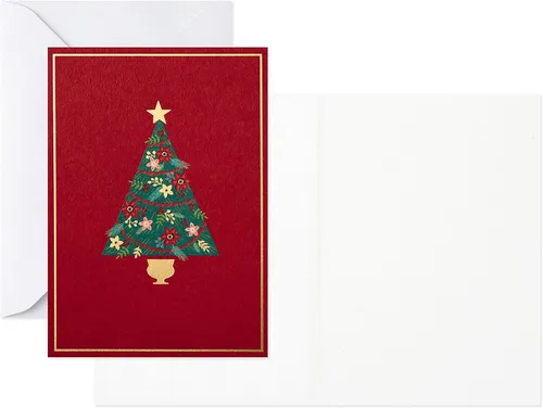 Miniatura 4 de Hallmark Surtido de tarjetas de Navidad en caja, iconos navideños (48 tarjetas con sobres) (1XPX5173)