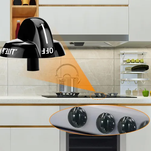 Miniatura 10 de Funmit 316220009 Reemplazo de perilla de quemador superior de estufa para Frigidaire Reemplaza AP4322122 PS1991531 EAP1991531 (Negro, Paquete de 3)