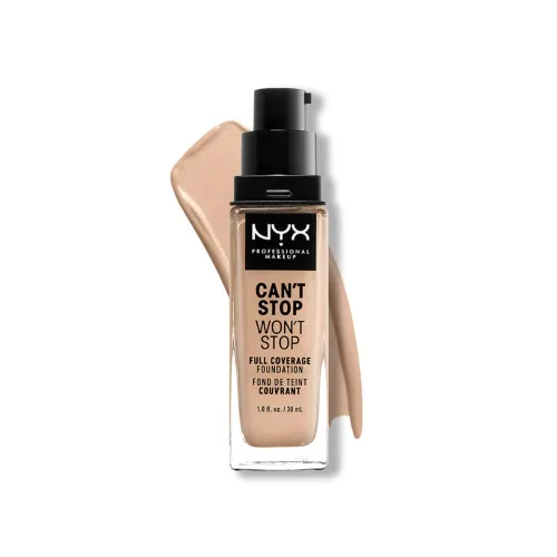 Miniatura 20 de NYX Professional Makeup Can't Stop Won't Stop - Cepillo para base de maquillaje Negro