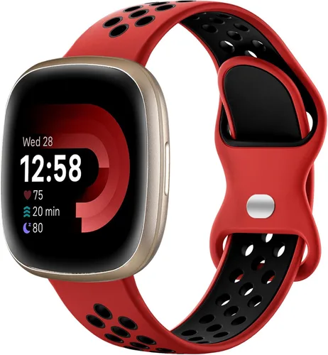 Miniatura 13 de Maledan Correas deportivas transpirables para Fitbit Versa 3/4, Sense/Sense 2, correas de repuesto para hombres y mujeres, accesorios para relojes
