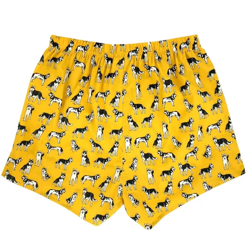 Miniatura 5 de Calzoncillos tipo bóxer de algodón con estampado novedoso y brillante para hombre