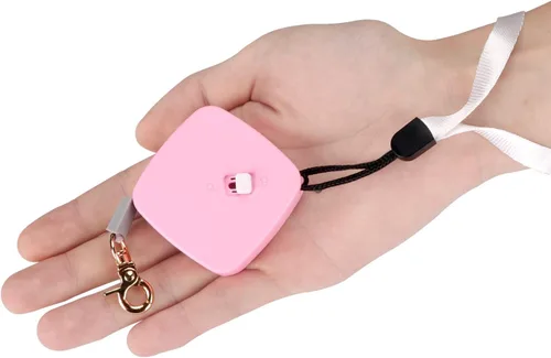 Miniatura 9 de Correa retráctil para perros pequeños y gatos de hasta 11 libras con cinta de nailon fuerte antitirones de 6.5 pies, manos libres, mini correa Azul