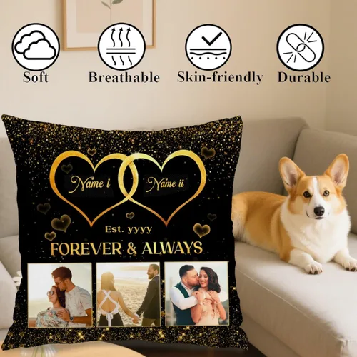 Miniatura 46 de Custom 6 Photo Throw Pillow Cover with Text for Mom, Cozy Cushion Ideal as a Thoughtful Gift for Family Mother’s Day Holidays or Special Occasions 6