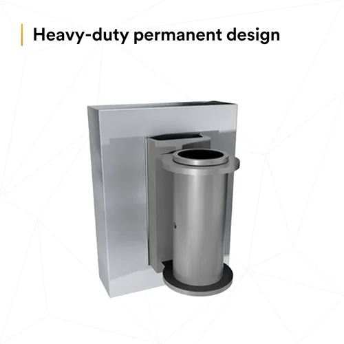 Miniatura 5 de 3M DBI-SALA 7400222 Componente horizontal, base vertical soldada para sistemas de postes fijados en el lugar, acero, imprimación soldable