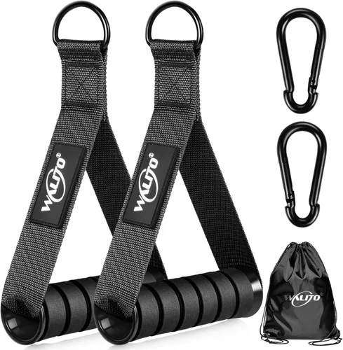 Miniatura 13 de Manijas de Ejercicio WALITO, Reemplazo de Accesorios de Cable para Equipo de Gimnasio en Casa, Sistema de Poleas, Pilates, Bandas de Resistencia