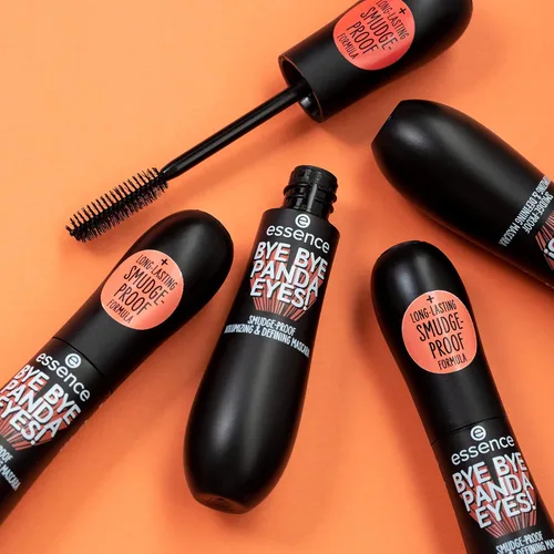Miniatura 7 de essence Paquete de 3 rímel de tubos Bye Panda Eyes A prueba de manchas, definición voluminizadora Vegana, sin parabenos, sin aceite Libre