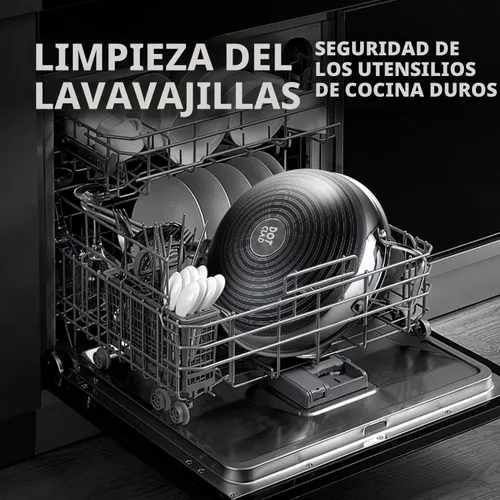 Miniatura 5 de DOTCLAD Juego de utensilios de cocina híbridos de acero inoxidable de 3 piezas, wok de 12 pulgadas con tapa, sartén de 10 pulgadas, sartén de 12