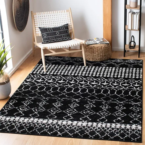 Miniatura 78 de SAFAVIEH Tulum Collection - Alfombra decorativa de 2 x 3 pies, diseño marroquí bohemio envejecido, no desprende pelusa y fácil de limpiar, ideal