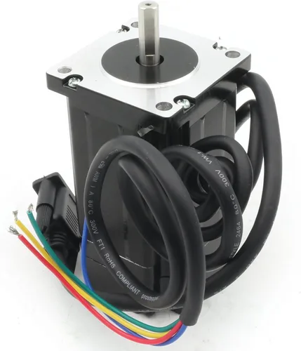 Miniatura 2 de RATTMMOTOR Nema24 3N.m Motor paso a paso de bucle cerrado 3.465 in 5A, controlador de motor híbrido 2HSS60 24-50V DC, 2.362x2.362x3.465 in 3NM servo