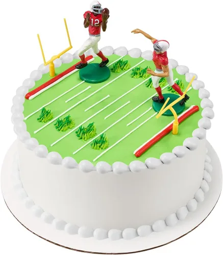 Miniatura 7 de Decoración de pasteles DecoSet con touchdown de fútbol americano
