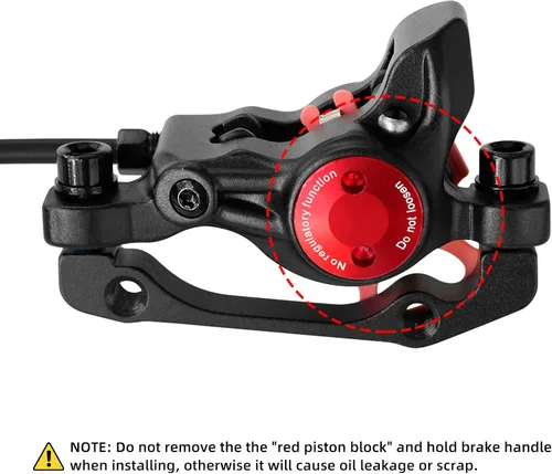 Miniatura 7 de Z00M HB875E Juego de freno de disco hidráulico para eBike Exceedhub, juego de freno hidráulico para apagado de energía eléctrica con rotores