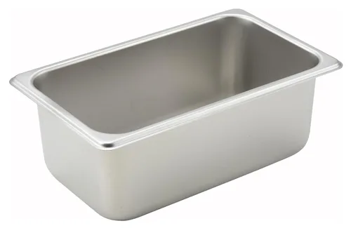 Winco Bandeja de tamaño 1/4, 4 pulgadas