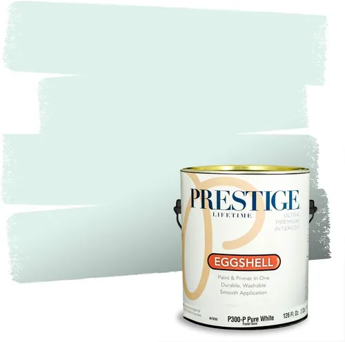 Miniatura 205 de PRESTIGE Pintura interior e imprimación en uno, salpicaduras acuosas, cáscara de huevo, 1 galón