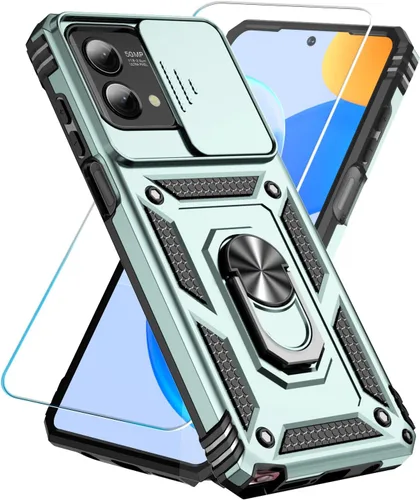 Miniatura 16 de SunStory Funda para teléfono Motorola Moto G Stylus 5G 2023 con protector de pantalla HD y cubierta deslizante para la cámara y patas de apoyo, Negro