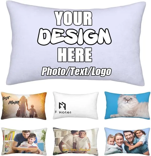Miniatura 19 de Funda de almohada decorativa personalizada con foto de pareja, funda de cojín decorativo personalizada, fundas de almohada personalizadas