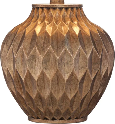 Miniatura 5 de 360 Lighting Buckhead - Juego de 2 lámparas de mesa pequeñas de estilo tradicional de 22 pulgadas de alto, urna geométrica de bronce cálido