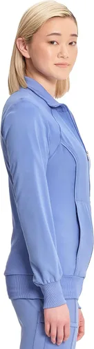Miniatura 26 de Infinity by Cherokee 2391A - Chaquetas médicas con cremallera frontal para mujer, tela elástica en 4 direcciones