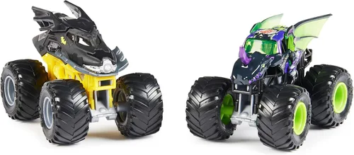 Miniatura 2 de Monster Jam, Camiones monstruo fundidos a presión oficiales de Bakugan Dragonoid vs Batman, escala 1:64, juguetes para niños a partir de 3 años