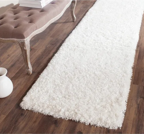 Miniatura 30 de SAFAVIEH Malibu Shag Collection - Alfombra decorativa, 3 x 5 pies, carbón, hecha a mano, sólida, 1.4 pulgadas de grosor, ideal para zonas de alto